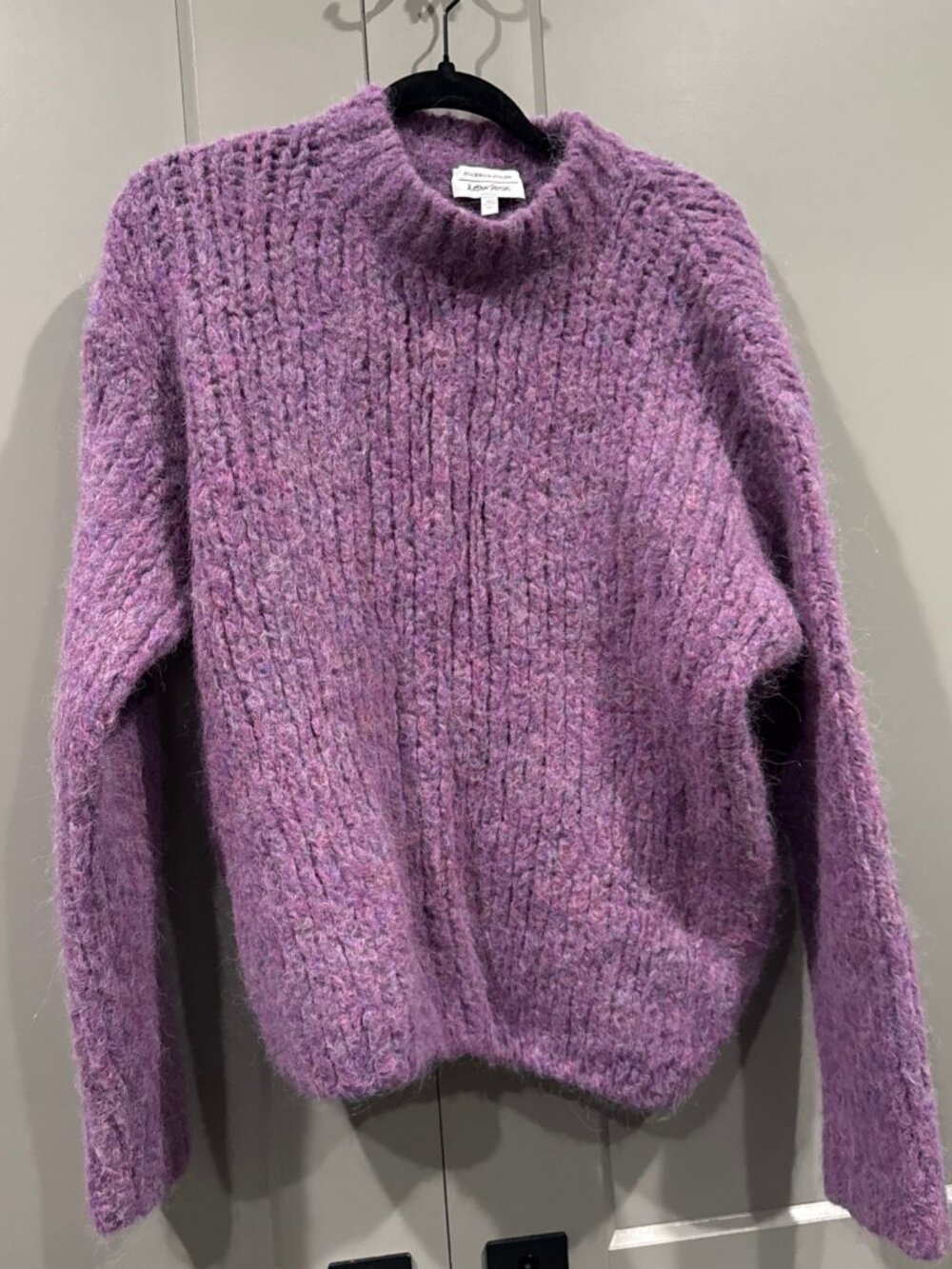 Ladies Stockholm Atelier & Other Stories Lilac Purple Alpaca Blend Jumper Size M